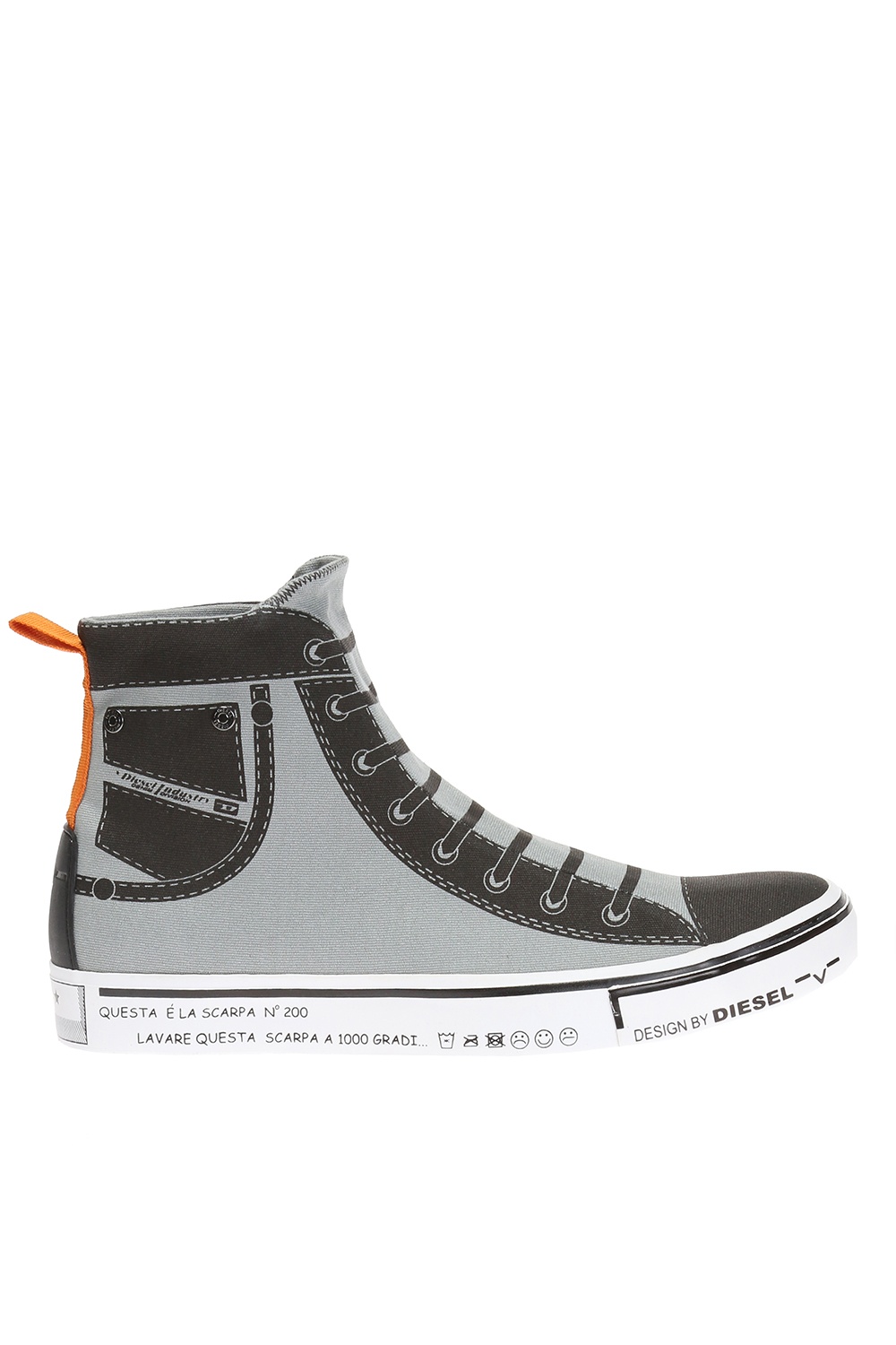 Grey 'S-Imaginee' high-top sneakers Diesel - Vitkac GB